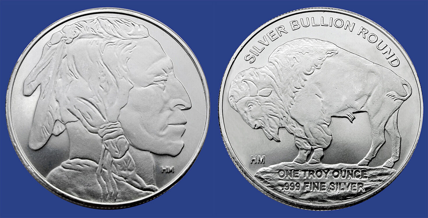 1 oz Silber, USA Medaille American Buffalo,Indianerkopf