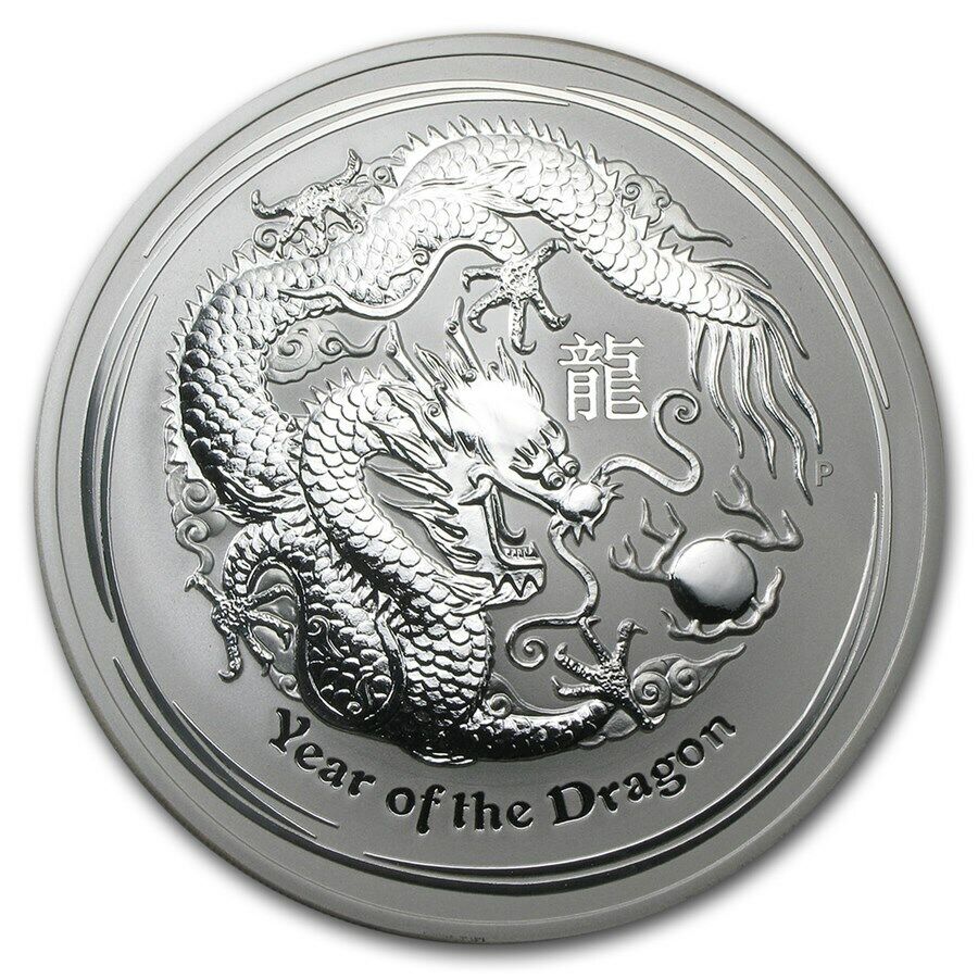 1 AUD Lunar II Drache 2012 – 1 Oz Silber
