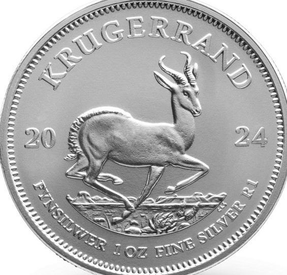 5 x 1 oz Krügerrand Silbermünze 2024