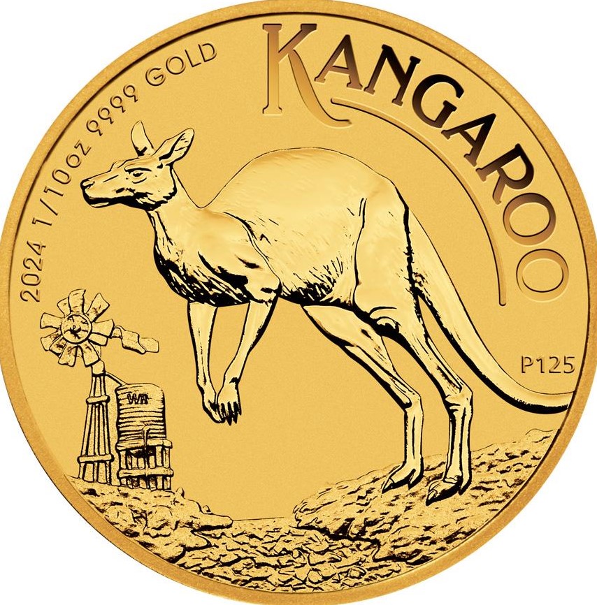 1/10 oz Gold Känguru 2024