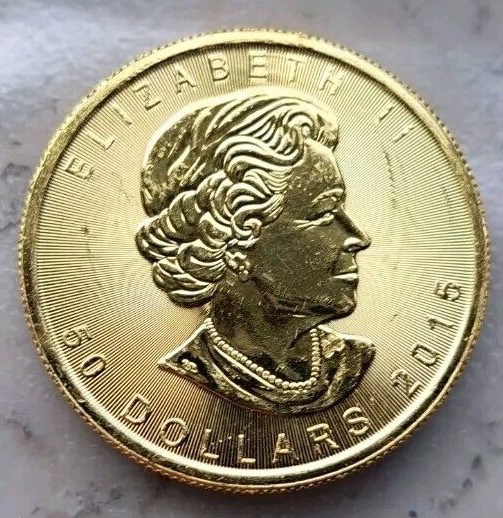 1 oz Goldmünze Maple Leaf 2015