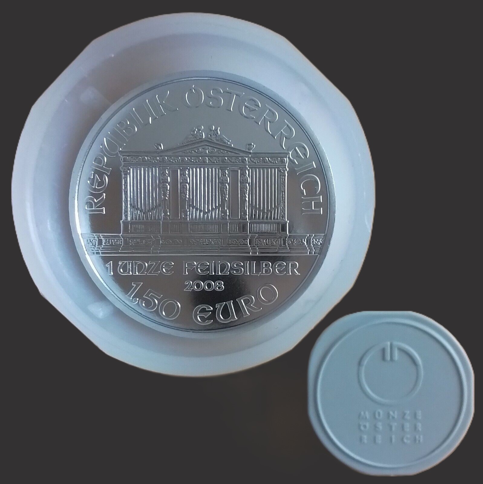 20x 1oz Silber Wiener Philharmoniker 2008 in Tube