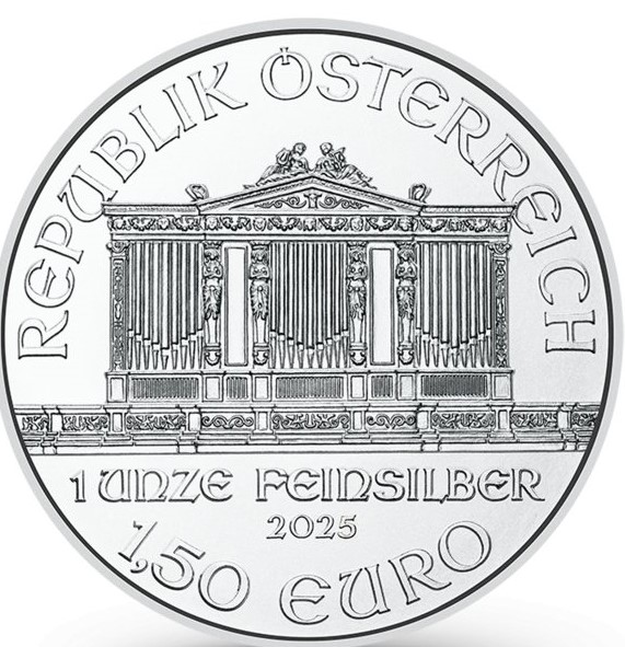 1 oz Silbermünze Wiener Philharmoniker 2025