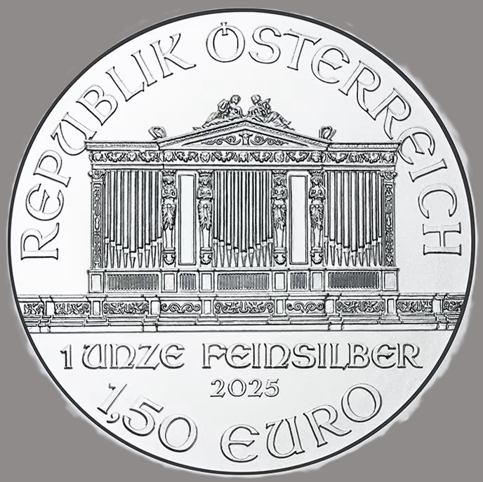 20 x 1 Unze Silber Philharmoniker 2025