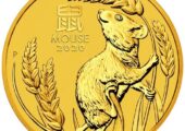 1 Unze Gold Lunar III Maus 2020