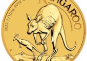 1/10 Unze Gold Australien Känguru 2022