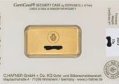 10 g Goldbarren C. Hafner